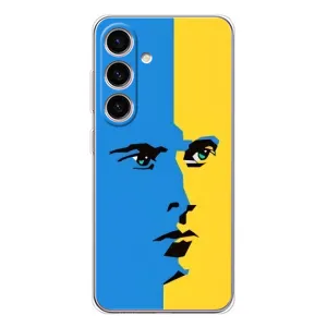Украинские Чехлы для Samsung Galaxy S25 с картинкой УПА (AlphaPrint) (Степан Бандера)
