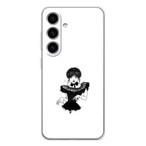 Чехлы Венсдей на Samsung Galaxy S25 Уэнсдей (AlphaPrint) (танец Уэнздей)