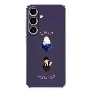 Чехлы Венсдей на Samsung Galaxy S25 Уэнсдей (AlphaPrint) (Уэнздей и подруга)