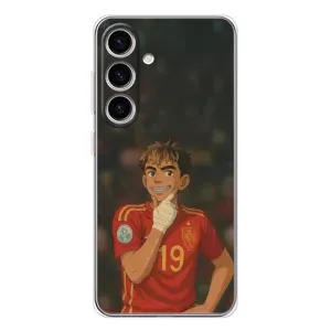 Чохол з футболістом Ламін Ямаль Samsung Galaxy S25 (Ямаль аніме)