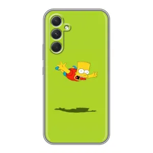 Чjхол з Сімпсонами для Samsung Galaxy S26 Edge (VPrint) (Барт Сімпсон)