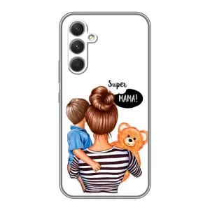 Чохол з друком для Samsung Galaxy S26 Edge - (Мама з дитинкою) (AlphaPrint) (Мама з синочком)