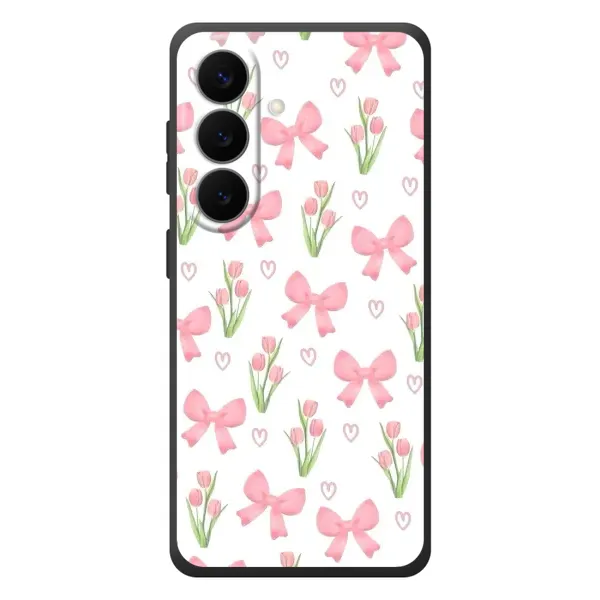 Чохол з принтом «Банти і квіти» для Samsung Galaxy S26 Plus