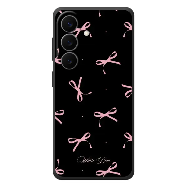 Чохол з принтом «Банти на чорному» для Samsung Galaxy S26 Plus