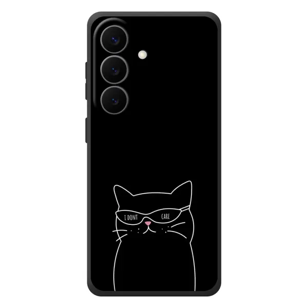 Чехол с принтом «Равнодушный кот» для Samsung Galaxy S26 Plus Чехол с принтом «Равнодушный кот» для Samsung Galaxy S26 Plus