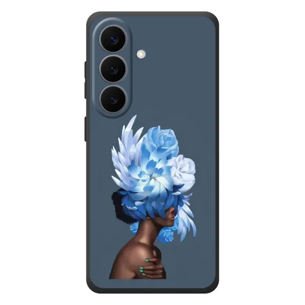 Чехол с принтом «Цветы на голове» для Samsung Galaxy S26 Plus Чехол с принтом «Цветы на голове» для Samsung Galaxy S26 Plus