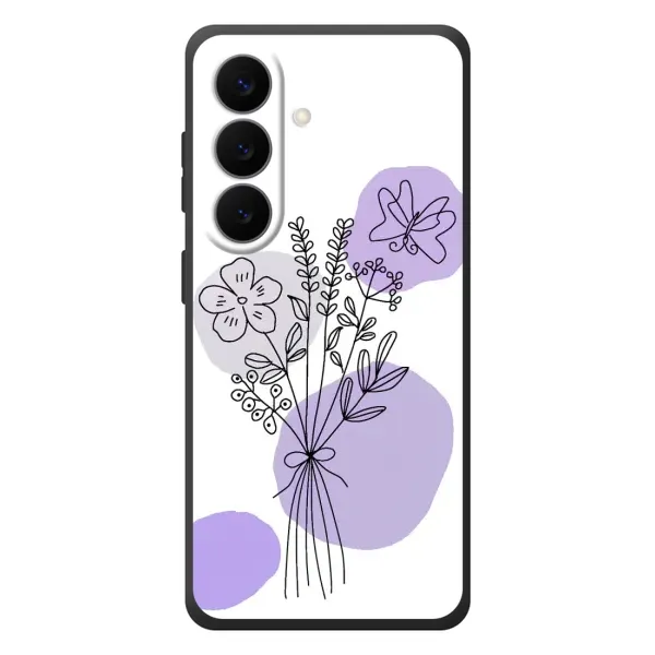 Чехол с принтом «Букет фиолетовая абстракция» для Samsung Galaxy S26 Plus Чехол с принтом «Букет фиолетовая абстракция» для Samsung Galaxy S26 Plus