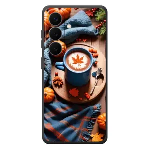 Чохол з унікальним дизайном 'Осінь з кавою' для Samsung Galaxy S26 Plus (Кава і гарбузики)