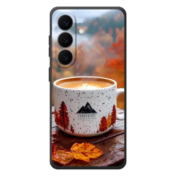 Чохол з принтом «Кава на природі» для Samsung Galaxy S26 Plus