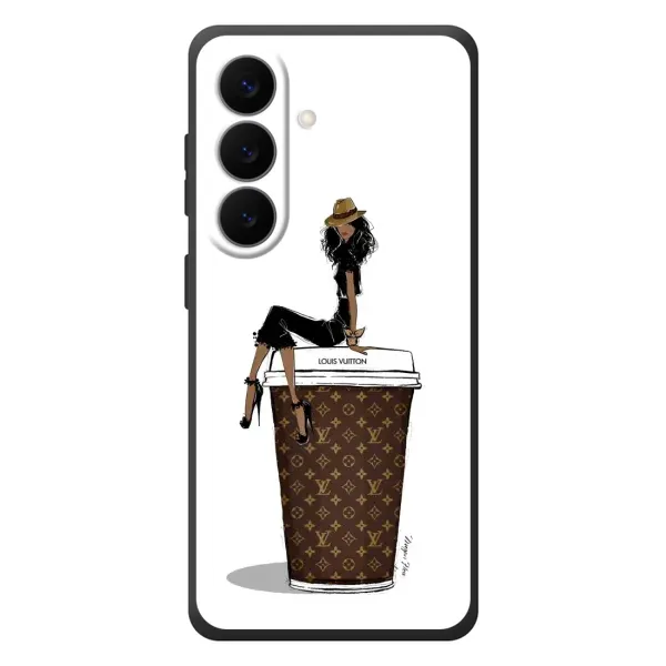 Чехол с принтом «кофе LOUIS VUITTON» для Samsung Galaxy S26 Plus