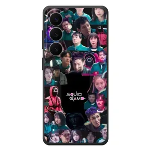 Чохол Гра в кальмара для Samsung Galaxy S26 Plus (Колаж Гра кальмара)