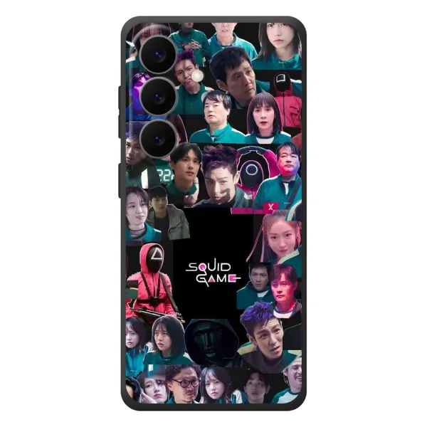Чохол з принтом «Колаж Гра кальмара» для Samsung Galaxy S26 Plus