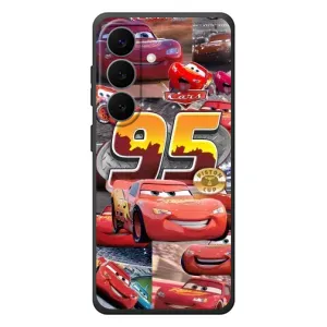 Силиконовый чехол Маквин для Samsung Galaxy S26 Plus (Коллаж Молния Маквин)