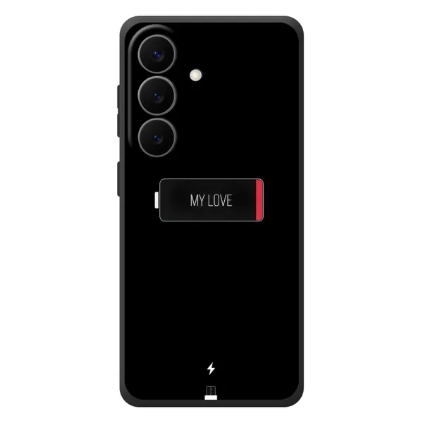 Чехол с принтом «Love battery» для Samsung Galaxy S26 Plus