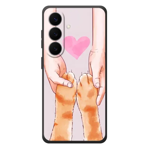 Чехол с принтом «Любовь к котикам» для Samsung Galaxy S26 Plus Чехол с принтом «Любовь к котикам» для Samsung Galaxy S26 Plus