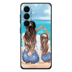 Чехол с печатью для Samsung Galaxy S26 Plus - (Мама с ребенком) (AlphaPrint) (Мама с доченькой)