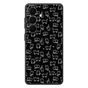Чехол с принтом для Samsung Galaxy S26 Plus (AlphaPrint) Модные коты (Меленькие котики)
