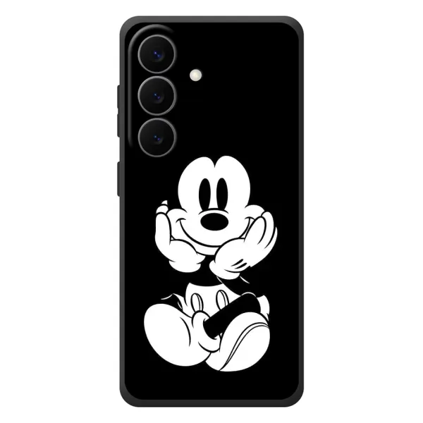 Чехол с принтом «Микки на черном» для Samsung Galaxy S26 Plus