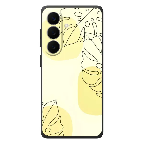 Чехол с принтом «Желтая монстера арт» для Samsung Galaxy S26 Plus Чехол с принтом «Желтая монстера арт» для Samsung Galaxy S26 Plus