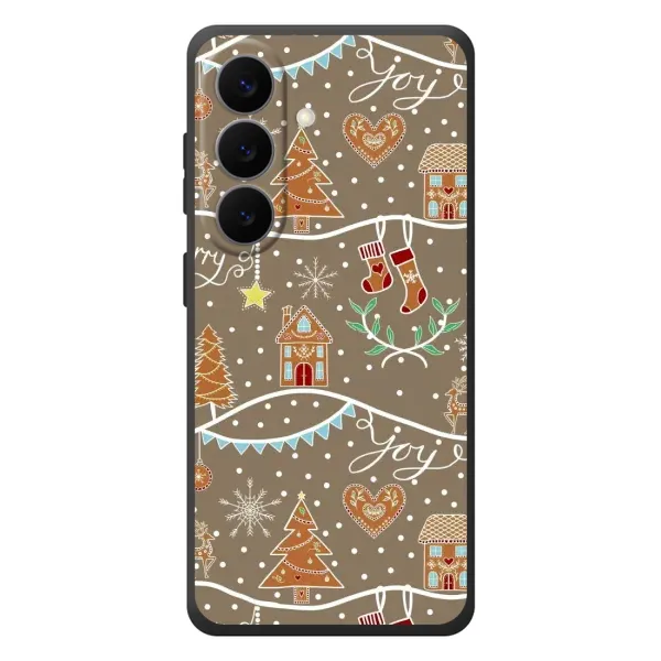 Чехол с принтом «Новогодние пряники» для Samsung Galaxy S26 Plus Чехол с принтом «Новогодние пряники» для Samsung Galaxy S26 Plus