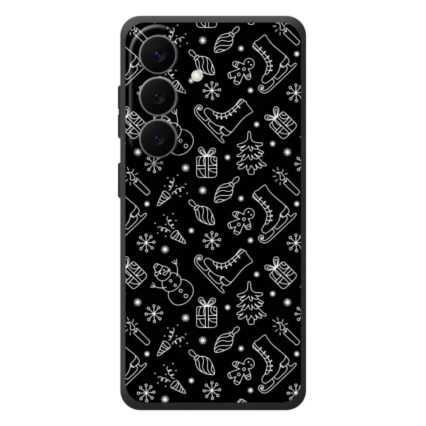 Чехол с принтом «Новогодний фон» для Samsung Galaxy S26 Plus Чехол с принтом «Новогодний фон» для Samsung Galaxy S26 Plus