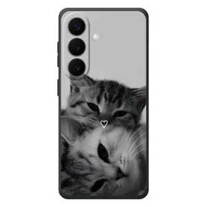 Чехол с рисунком кот на Samsung Galaxy S26 Plus (Пара котов)