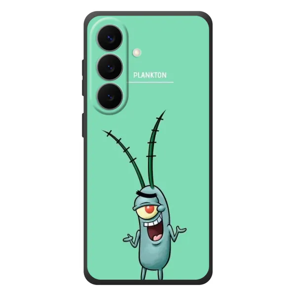 Чехол с принтом «Персонаж Планктон» для Samsung Galaxy S26 Plus Чехол с принтом «Персонаж Планктон» для Samsung Galaxy S26 Plus