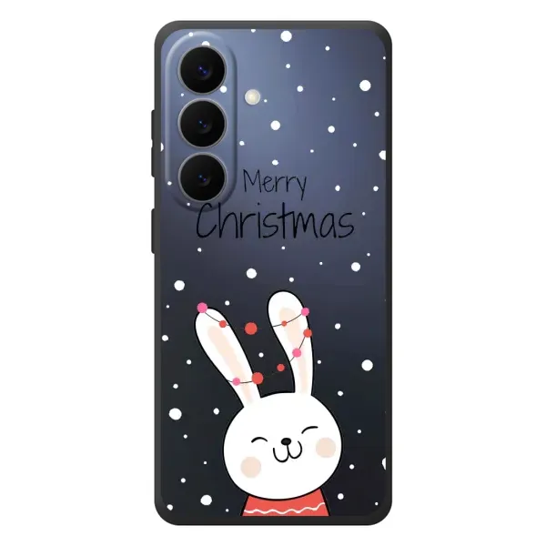Чехол с принтом «Рождественский заяц» для Samsung Galaxy S26 Plus Чехол с принтом «Рождественский заяц» для Samsung Galaxy S26 Plus