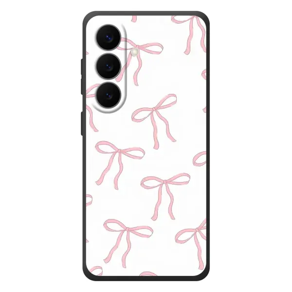 Чохол з принтом «Рожеві бантики» для Samsung Galaxy S26 Plus
