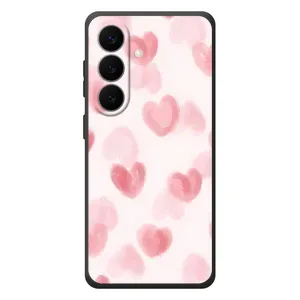 Чохол з розовим принтом для Samsung Galaxy S26 Plus (Рожеві сердечки)