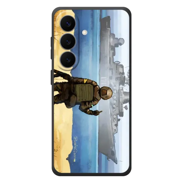 Чехол с принтом «Русский корабль» для Samsung Galaxy S26 Plus Чехол с принтом «Русский корабль» для Samsung Galaxy S26 Plus