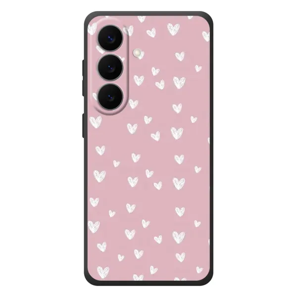 Чохол з принтом «Сердечки на рожевому» для Samsung Galaxy S26 Plus Чохол з принтом «Сердечки на рожевому» для Samsung Galaxy S26 Plus