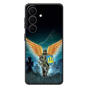 Чехлы с картинкой ЗСУ для Samsung Galaxy S26 Plus (AlphaPrint) (Солдат ЗСУ)