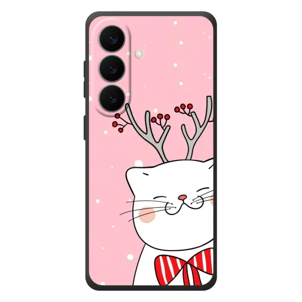 Чехол с принтом «Зимний кот» для Samsung Galaxy S26 Plus Чехол с принтом «Зимний кот» для Samsung Galaxy S26 Plus