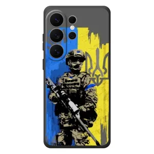 Чехлы с картинкой ЗСУ для Samsung Galaxy S26 Ultra (AlphaPrint) (АРТ солдат)