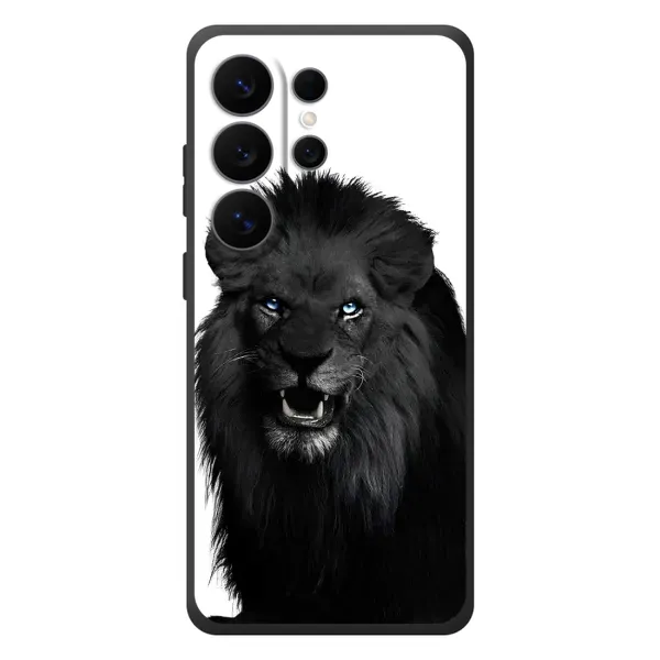 Чехол с принтом «Черный ЛЕВ» для Samsung Galaxy S26 Ultra