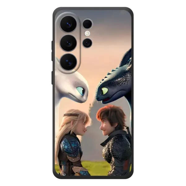 Чехол с принтом «Иккинг и Астрид» для Samsung Galaxy S26 Ultra