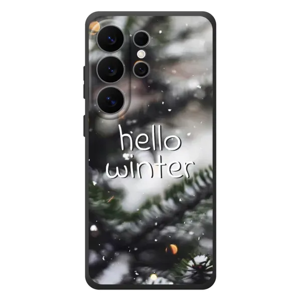 Чохол з принтом «Hello winter» для Samsung Galaxy S26 Ultra