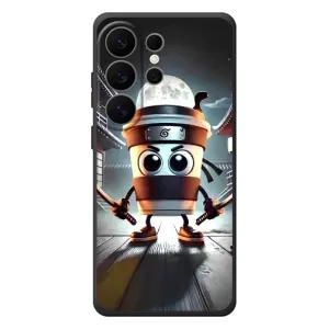 Чехол с мемом Тралалело тралала на Samsung Galaxy S26 Ultra (Капучино асасино)