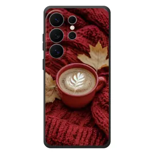 Чохол з унікальним дизайном 'Осінь з кавою' для Samsung Galaxy S26 Ultra (Кава на ковдрі)