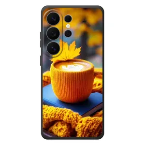 Чохол з унікальним дизайном 'Осінь з кавою' для Samsung Galaxy S26 Ultra (Кава на жовтому пледі)
