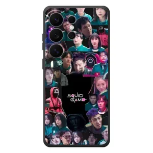 Чехол Гра в кальмара для Samsung Galaxy S26 Ultra (Коллаж Игра кальмара)