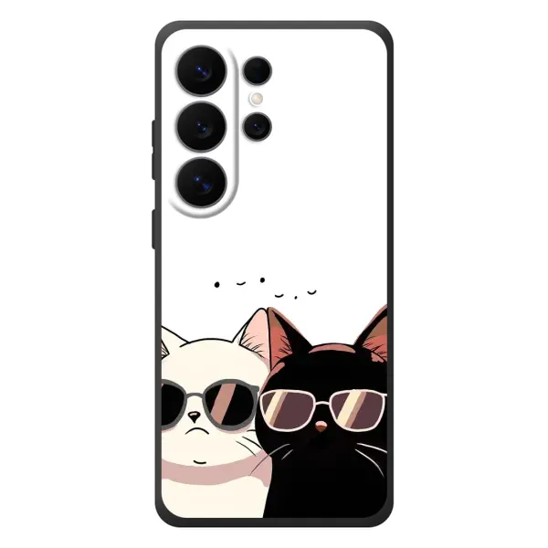 Чехол с принтом «Коты в очках» для Samsung Galaxy S26 Ultra