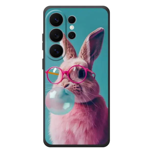 Чехол с принтом «Кролик в очках» для Samsung Galaxy S26 Ultra