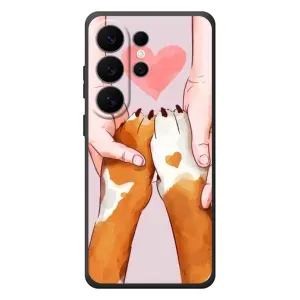 Чехлы с собаками для Samsung Galaxy S26 Ultra (VPrint) (Любовь к собакам)