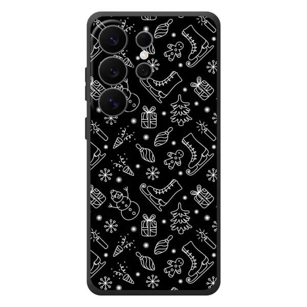 Чохол з принтом «Новорічний фон» для Samsung Galaxy S26 Ultra