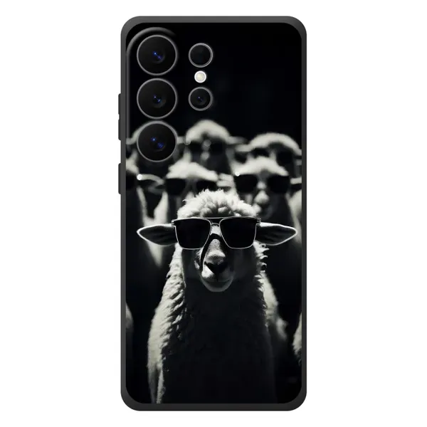 Чехол с принтом «Овечка в очках» для Samsung Galaxy S26 Ultra