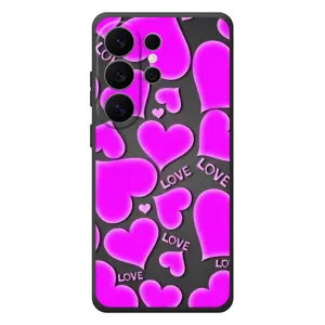 Чехлы для любимой на Гелексі С26 Ультра (VPrint) (Pink hearts)