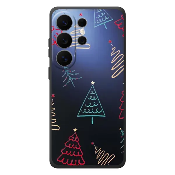 Чохол з принтом «Різдвяні ялинки» для Samsung Galaxy S26 Ultra