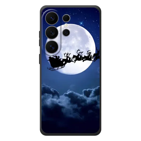 Чохол з принтом «Санта - місяць» для Samsung Galaxy S26 Ultra